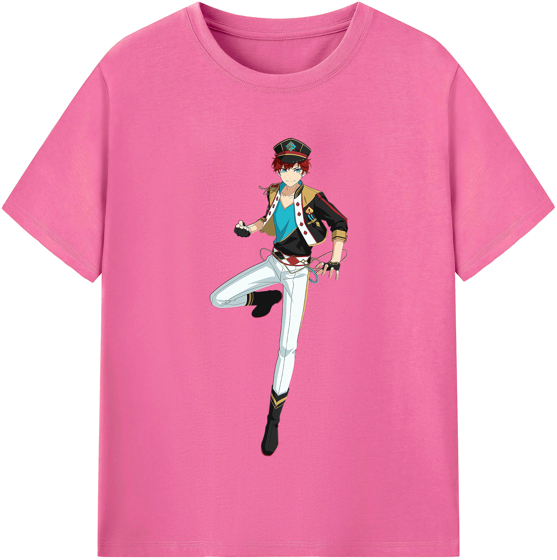 （画像用） あんさんぶるスターズ! Ensemble Stars レディースカジュアルプリントTシャツ（綿100％）